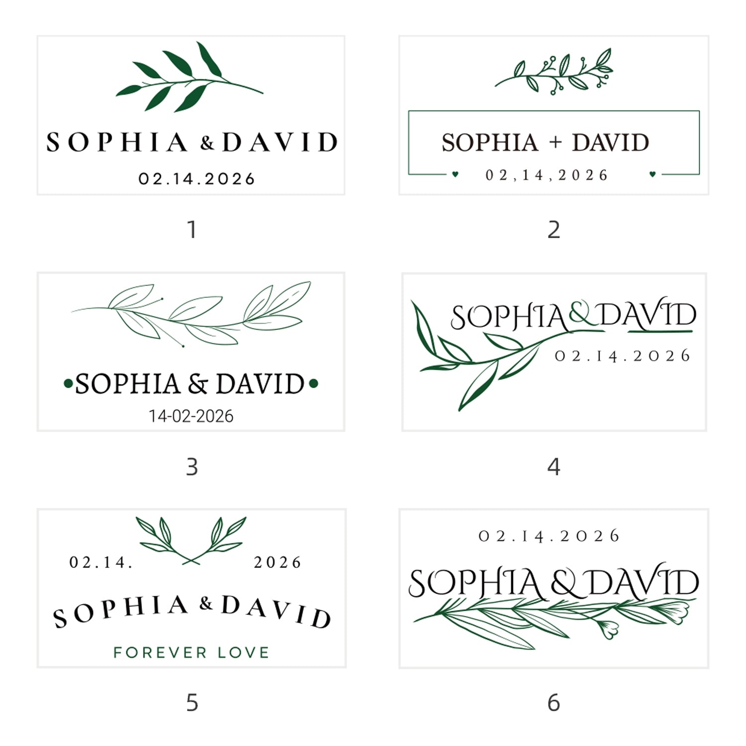 Rectangular Custom Wedding Wax Seal Stamp