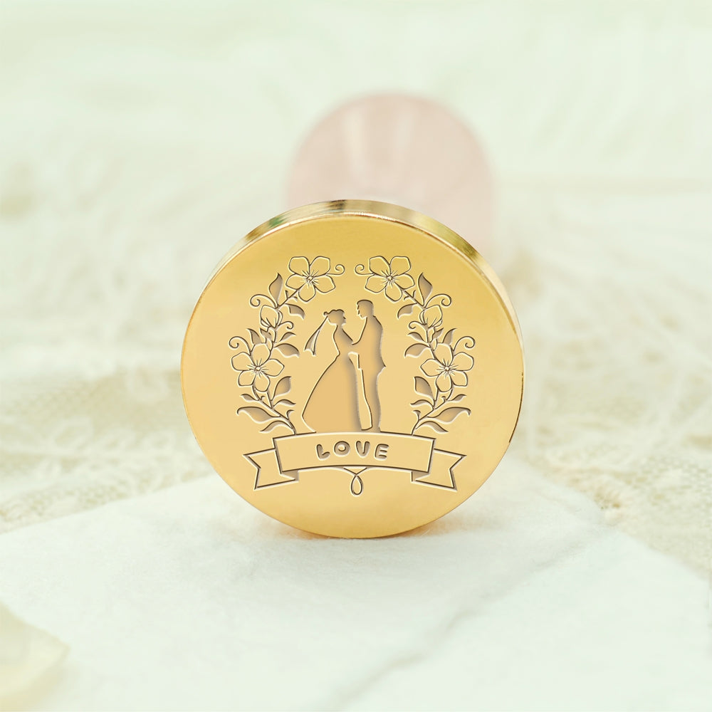 Wedding Symbol Wax Seal Stamp - Style 16 16-3