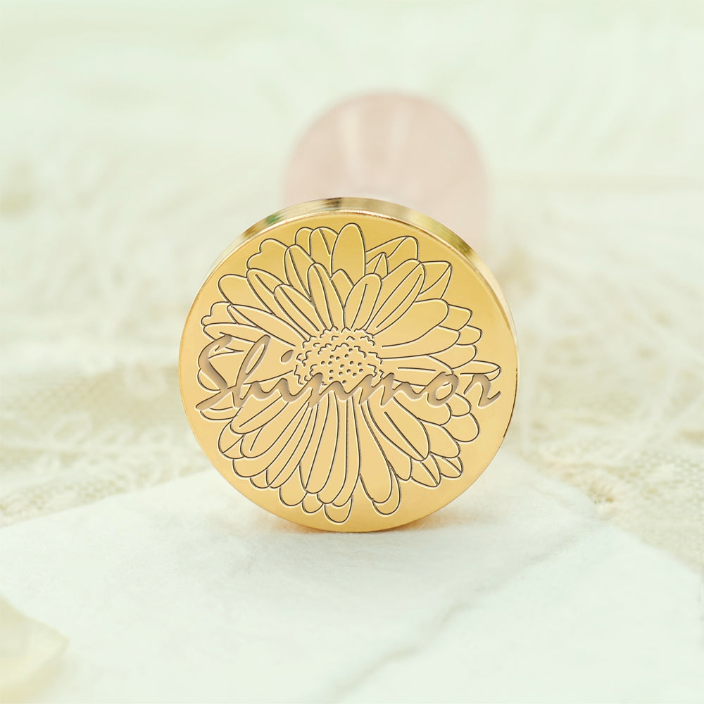 Custom Name Wax Seal Stamp - Style 14 14-3