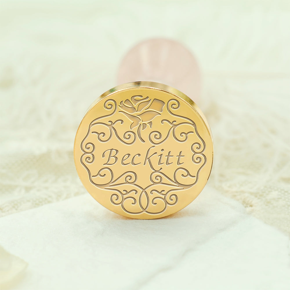 Custom Name Wax Seal Stamp - Style 17 17-3