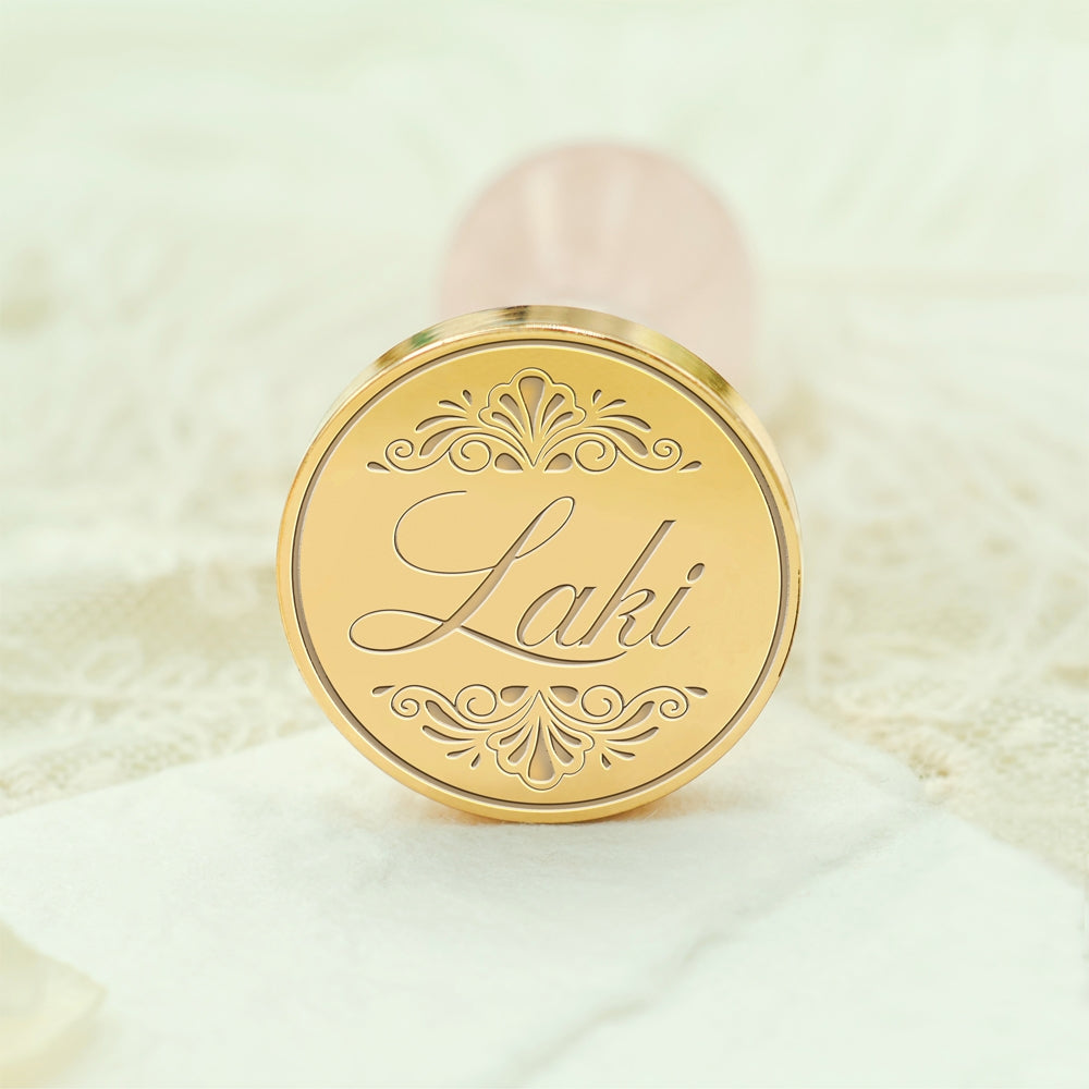 Custom Name Wax Seal Stamp - Style 2 2-3