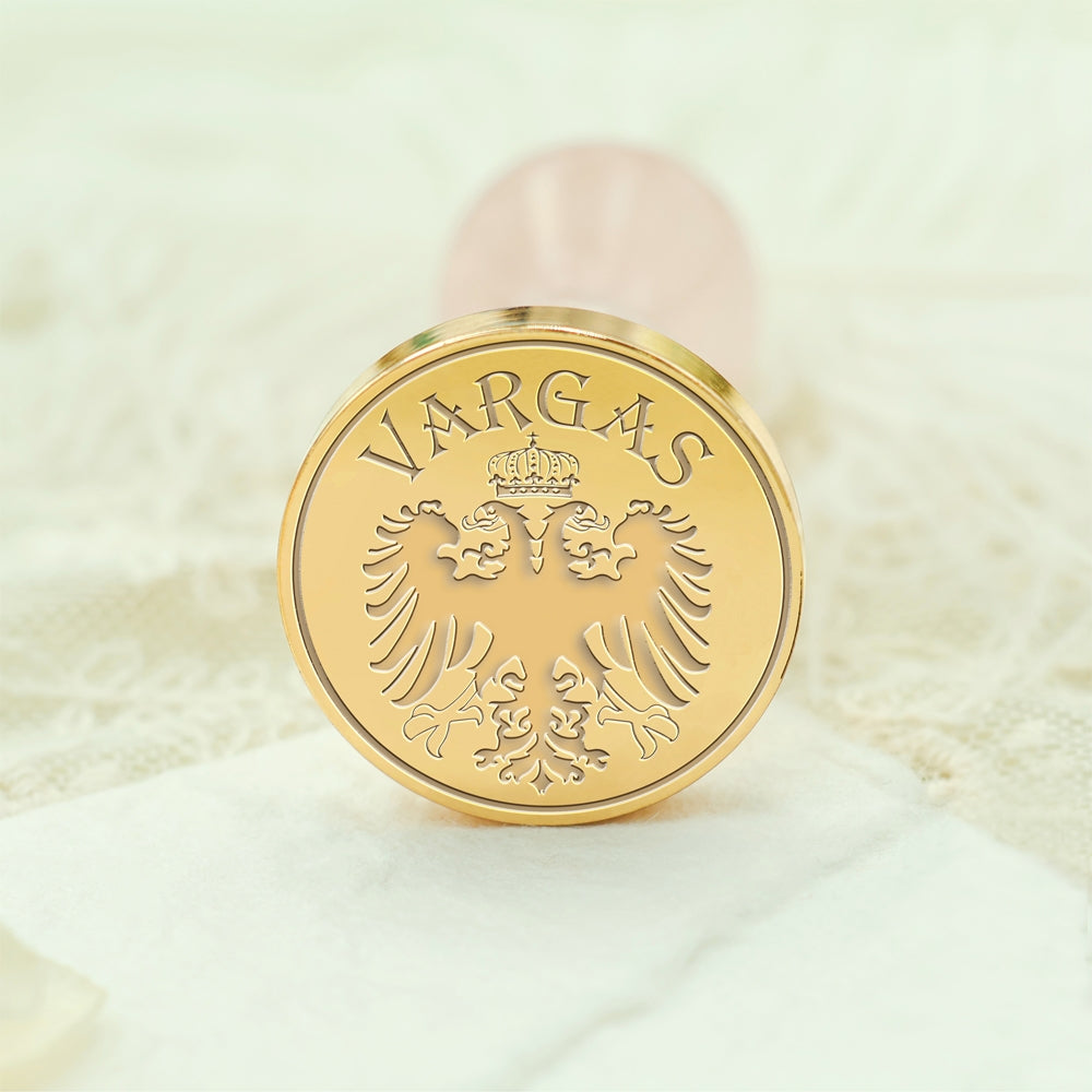 Custom Name Wax Seal Stamp - Style 20 20-3