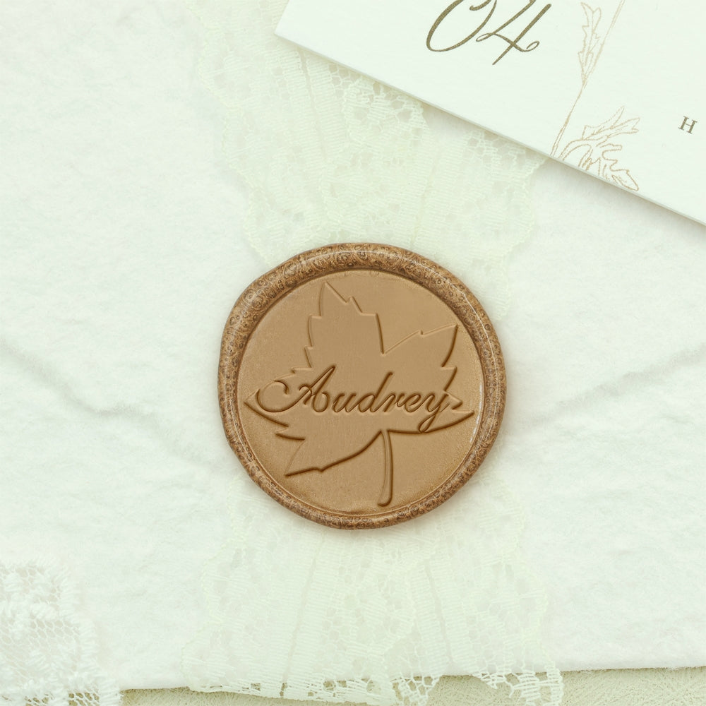 Custom Name Wax Seal Stamp - Style 21 21-2