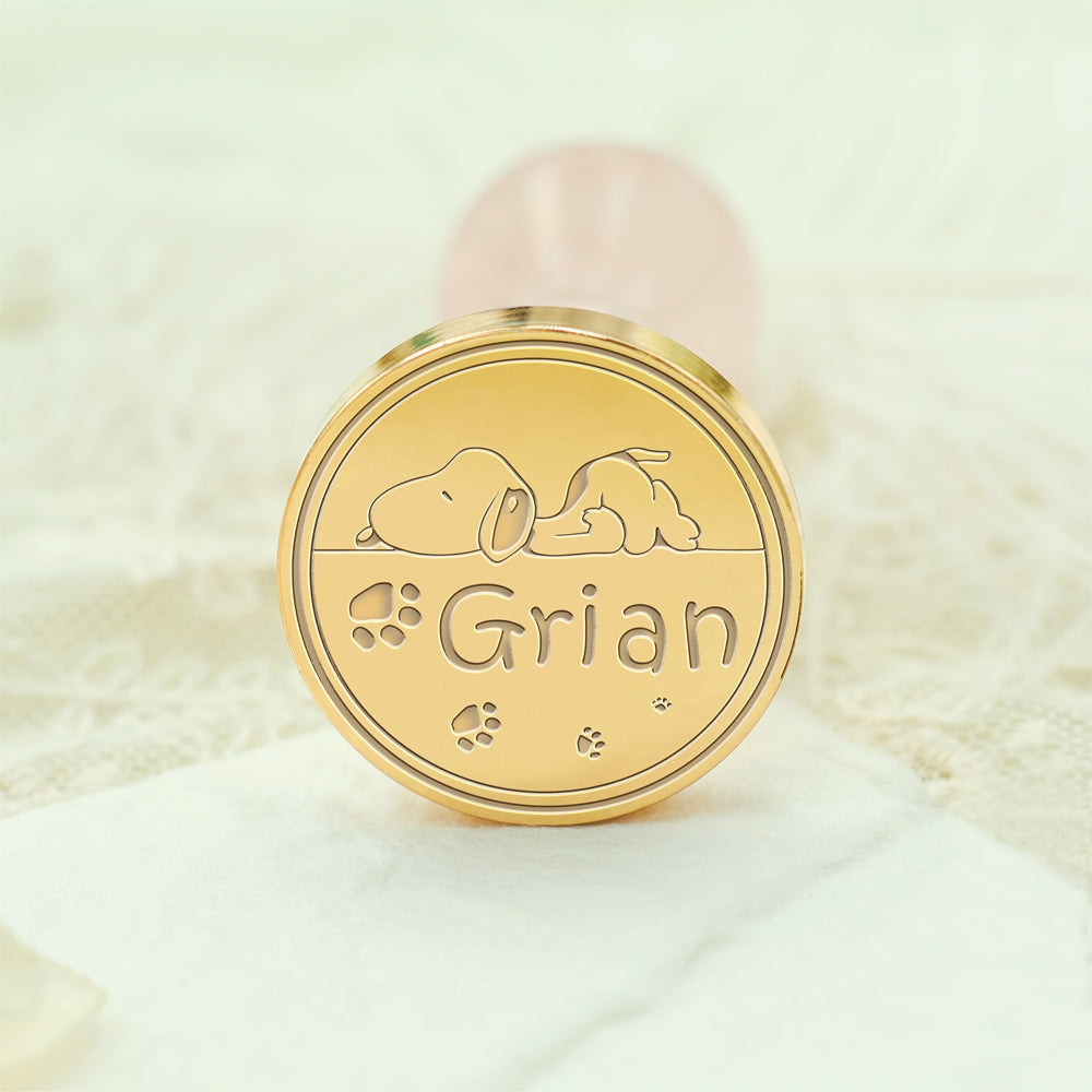 Custom Name Wax Seal Stamp - Style 3 3-3