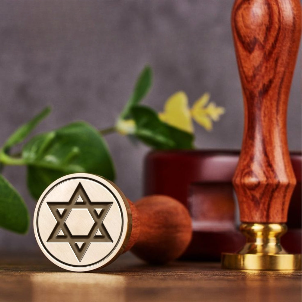 Customizable Jewish Symbols & Holidays Wax Seal Stamp.png