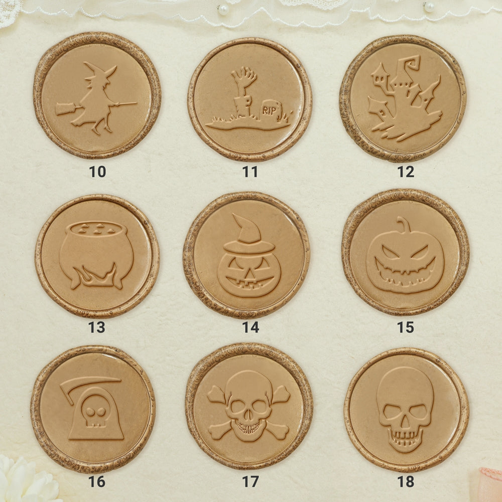 Halloween Wax Seal Stamp (18 Designs)3