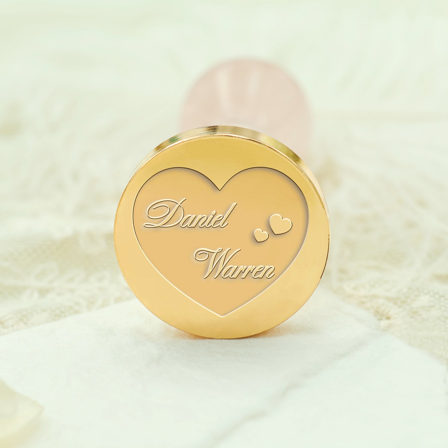 Minimalist Name Custom Wedding Wax Seal Stamp - Style 3