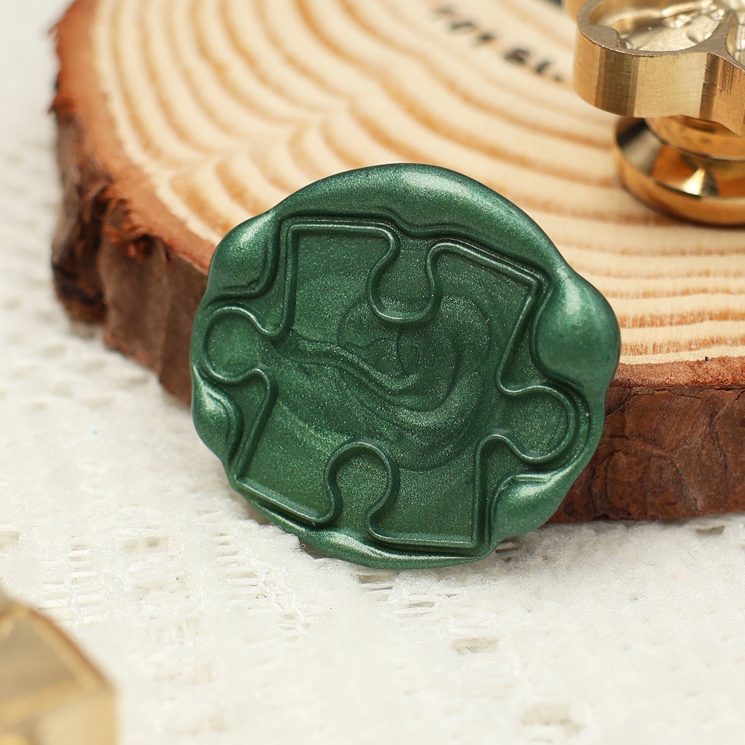 Special-Shaped Custom Design Wax Seal Stamp with Your Artwork 3