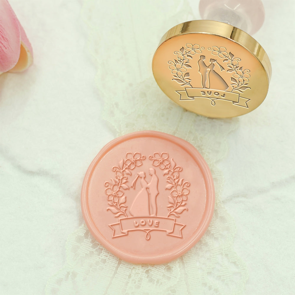 Wedding Symbol Wax Seal Stamp - Style 16 16