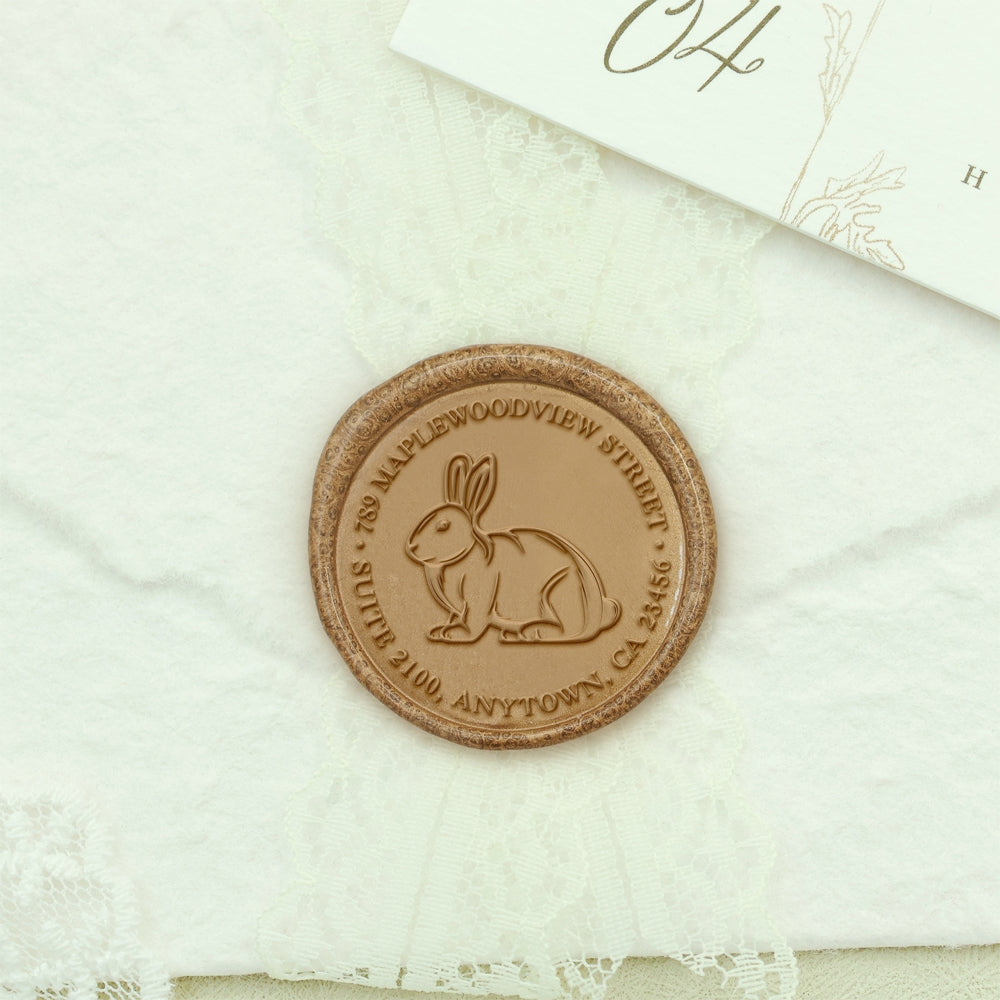 Wildlife Impressions Custom Sea Turtle Address Wax Seal Stamp-17 17-2