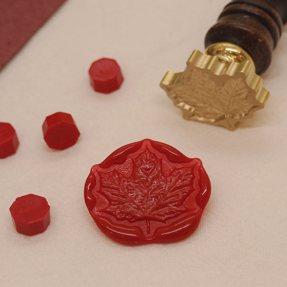 maple leaf wax seal stamp from AMZ Deco