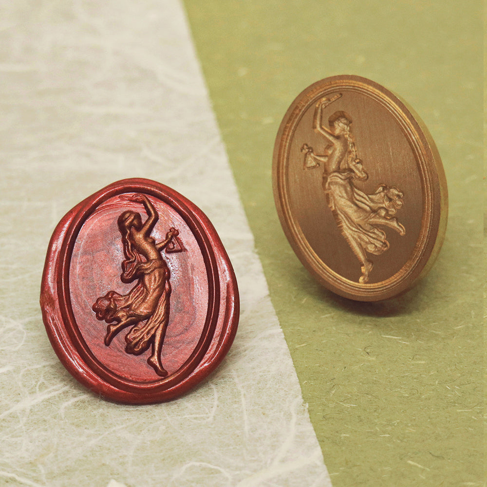 A relief venus wax seal stamp from AMZ Deco.