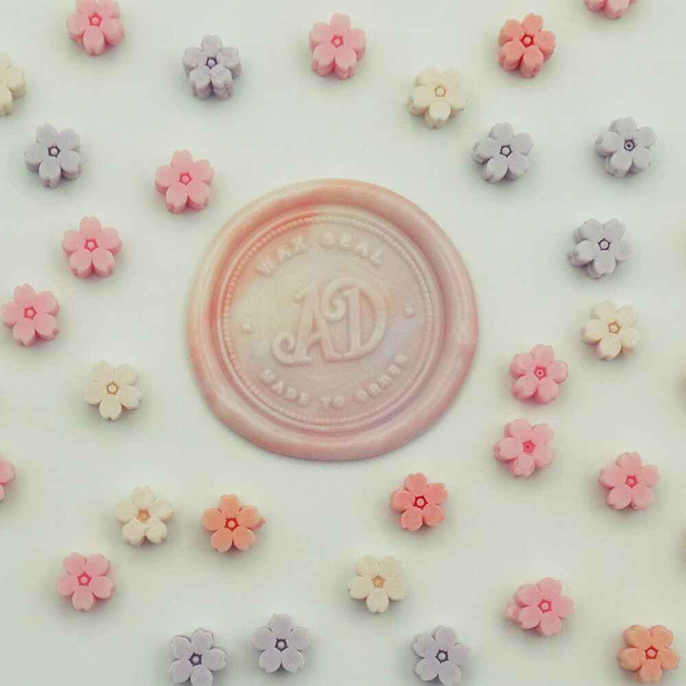 Cherry Blossom Mixed Color Sealing Wax Beads from AMZ Deco - Pink Shades