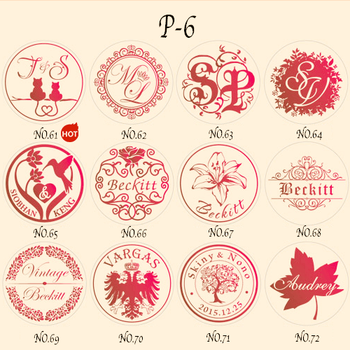 Custom Initials, Monograms Wax Seal Stamp for Wedding / Personal Use