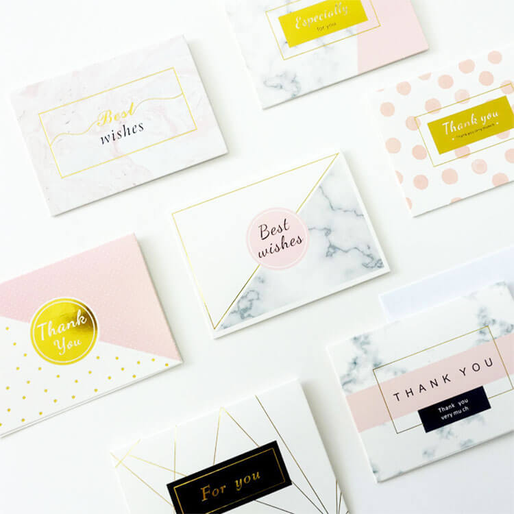Mini Gold Foil Assorted Greeting Cards with Envelopes-1