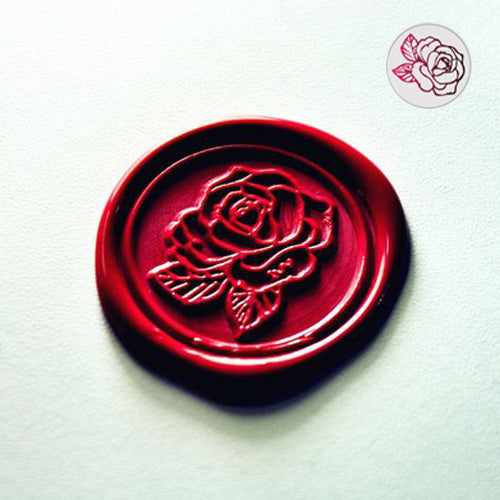Rose Flower Wax Seal Stamp for Wedding and Gift