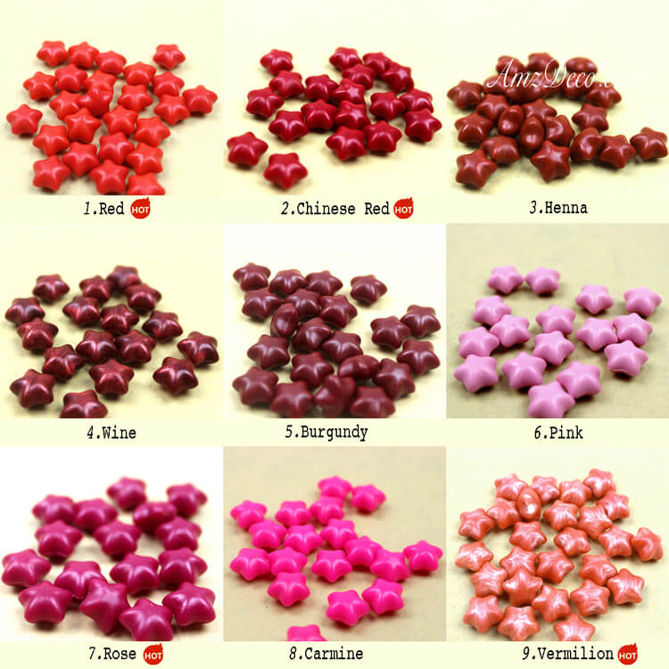 Star Shaped Sealing Wax Beads (22 Colors) 1